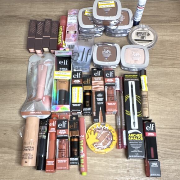 Assorted Other - Mixed Makeup Lot Bulk e.l.f. Camo CC, L'Oréal & More | 34 Pieces